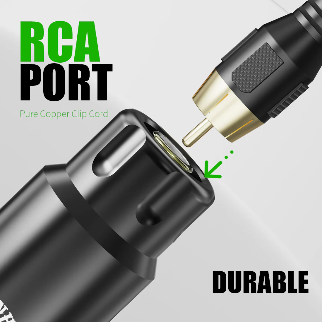 Dragonhawk S12 Tätowiermaschine mit 3,0 mm Hub und kabellosem Akku-Set