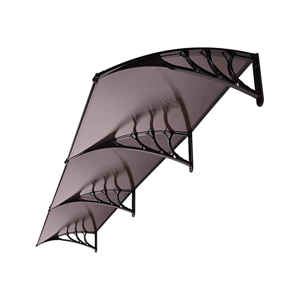 Brun vindues- og dørmarkise 40/80/120 tommer