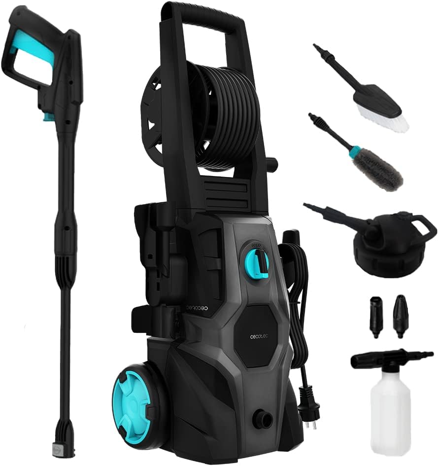 Cecotec HydroBoost 2400 AdvanceClean højtryksrenser. 2400W, Hjem, Have eller Bil, Flowhastighed på 480l/t, 180 trykbarer, Aluminiumpumpe, Aktionsradius 14 m