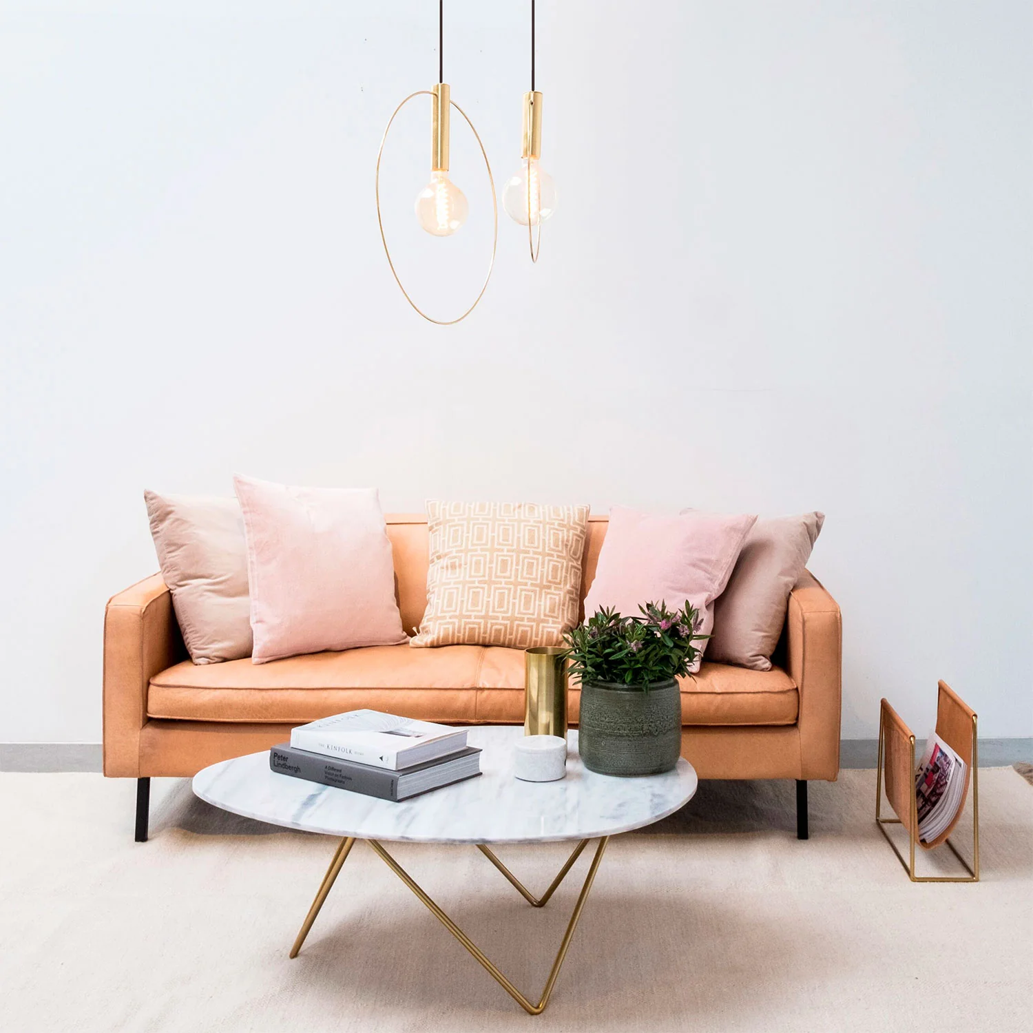 Table basse Louis Retro en marbre