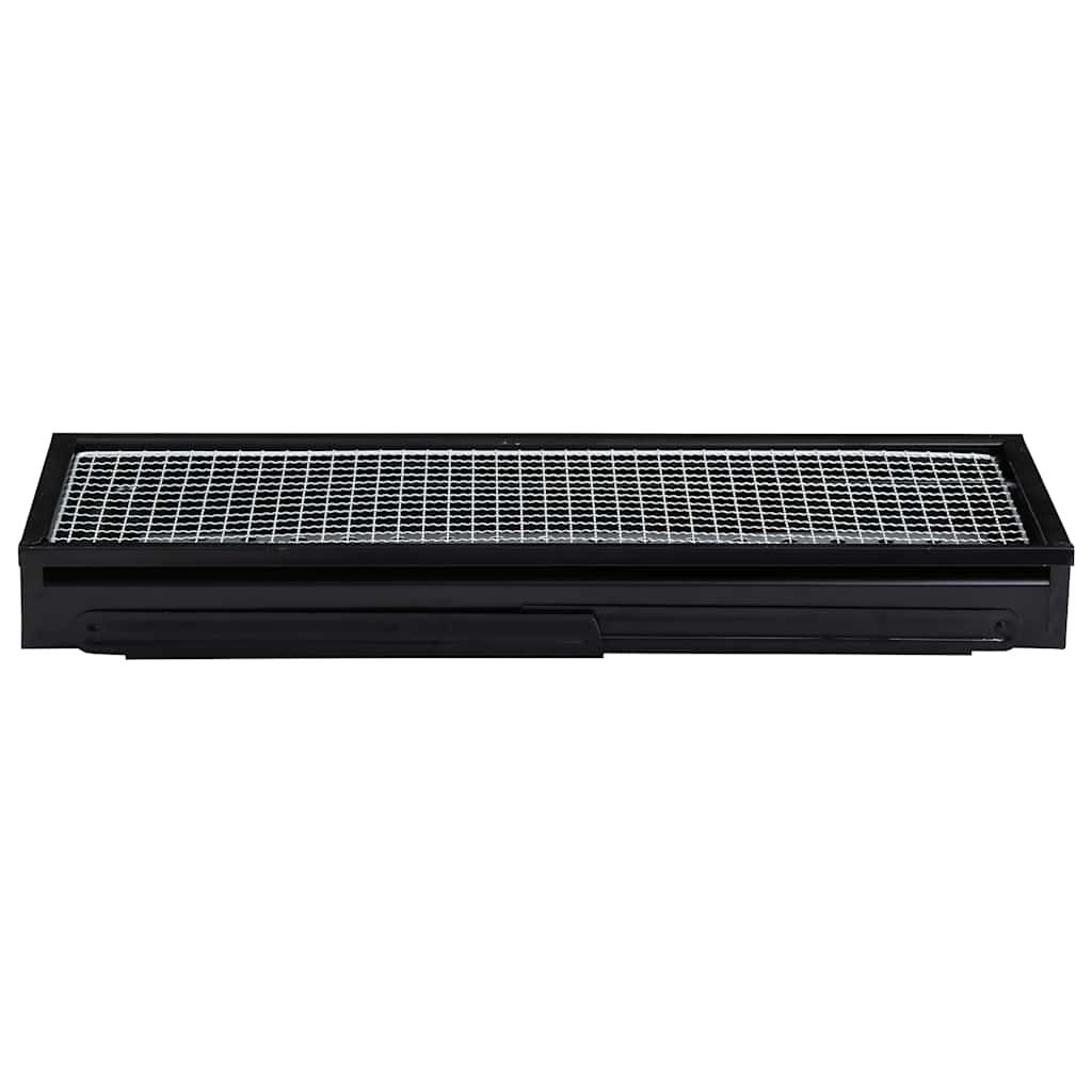 Tragbarer Campinggrill aus Stahl, 60 x 22,5 x 33 cm, Vidaxl