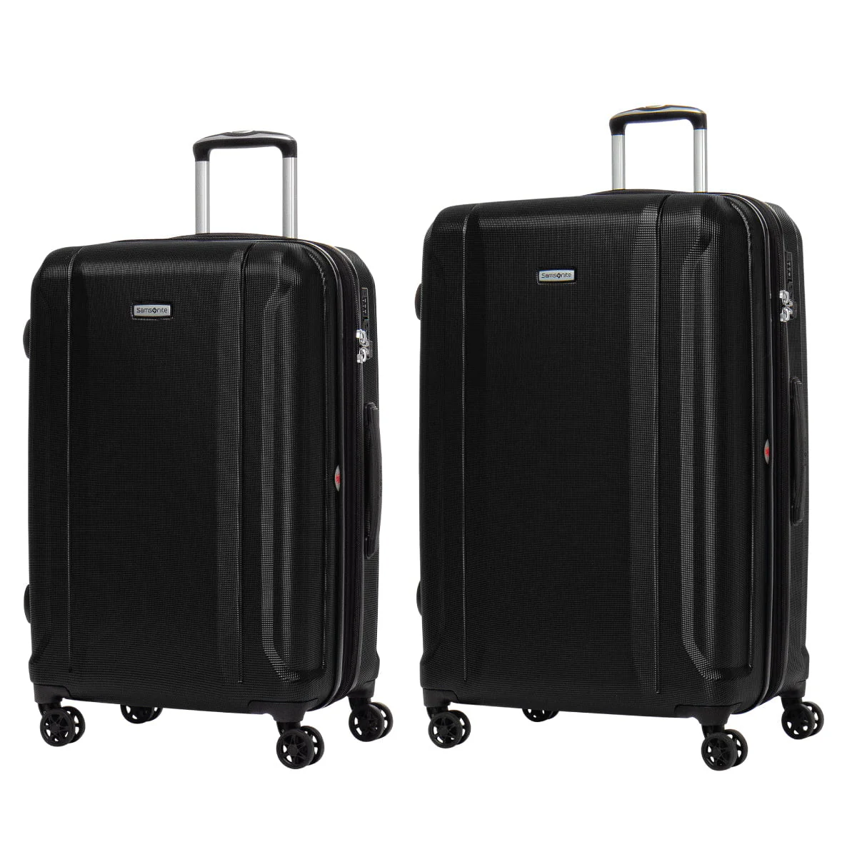 2025 Samsonite Omni 3.0 - 2-delt udvideligt hjulbagagesæt (håndbagage og mellemstor bagage)
