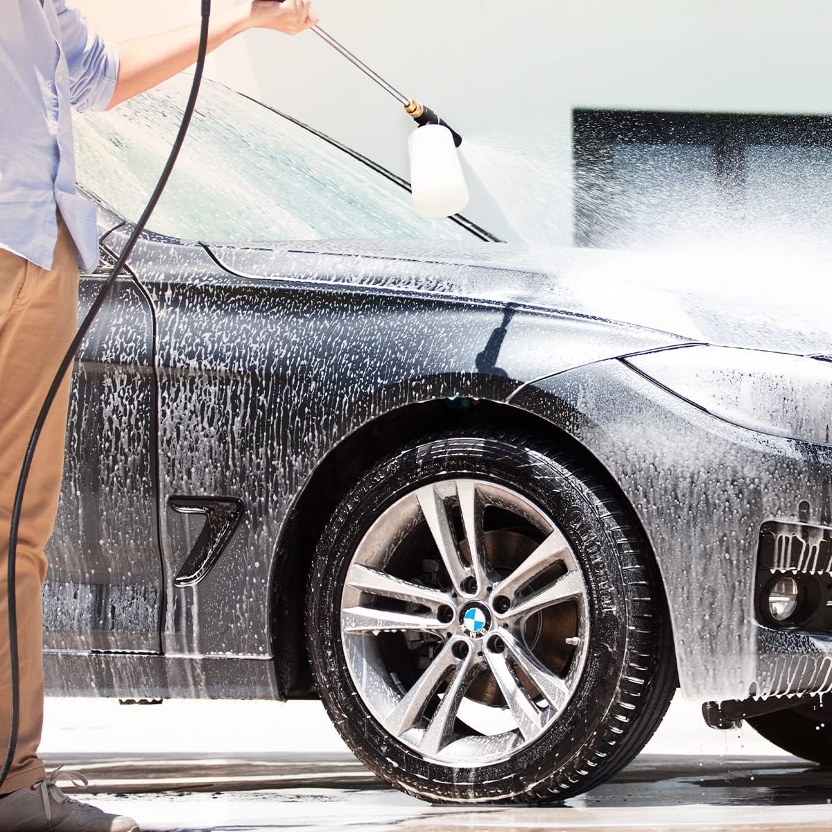 Cecotec HydroBoost 2400 AdvanceClean højtryksrenser. 2400W, Hjem, Have eller Bil, Flowhastighed på 480l/t, 180 trykbarer, Aluminiumpumpe, Aktionsradius 14 m