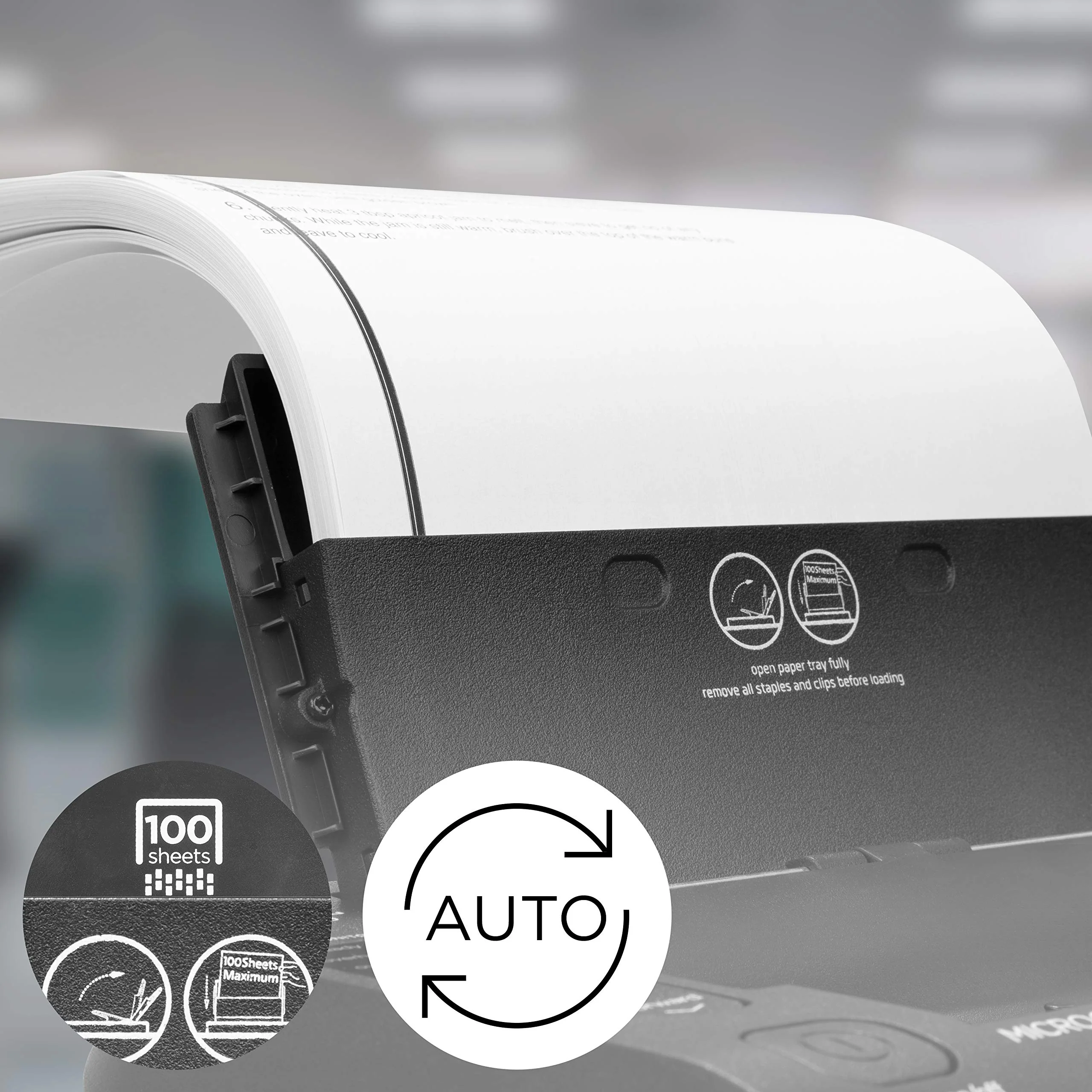 2025 Duronic PS609 Krydsklipper. Kapacitet på 9 ark. Robust elektrisk makulator til brug i hjemmet og på kontoret. Makulerer papir, kreditkort, kuverter og dokumenter – Sort. P4