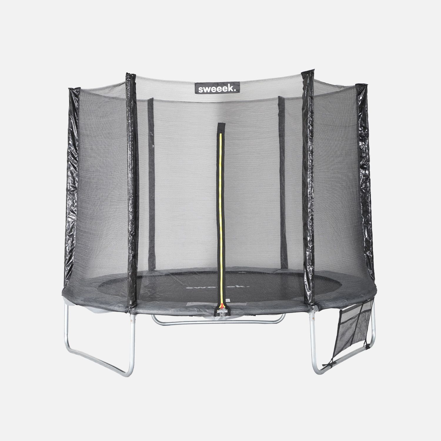 Trampolin mit Zubehörset, 250 cm, Grau