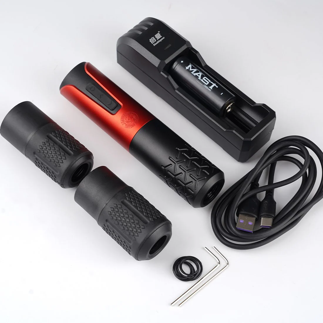 Dragonhawk Akku-Tätowiermaschine mit austauschbaren Batterien