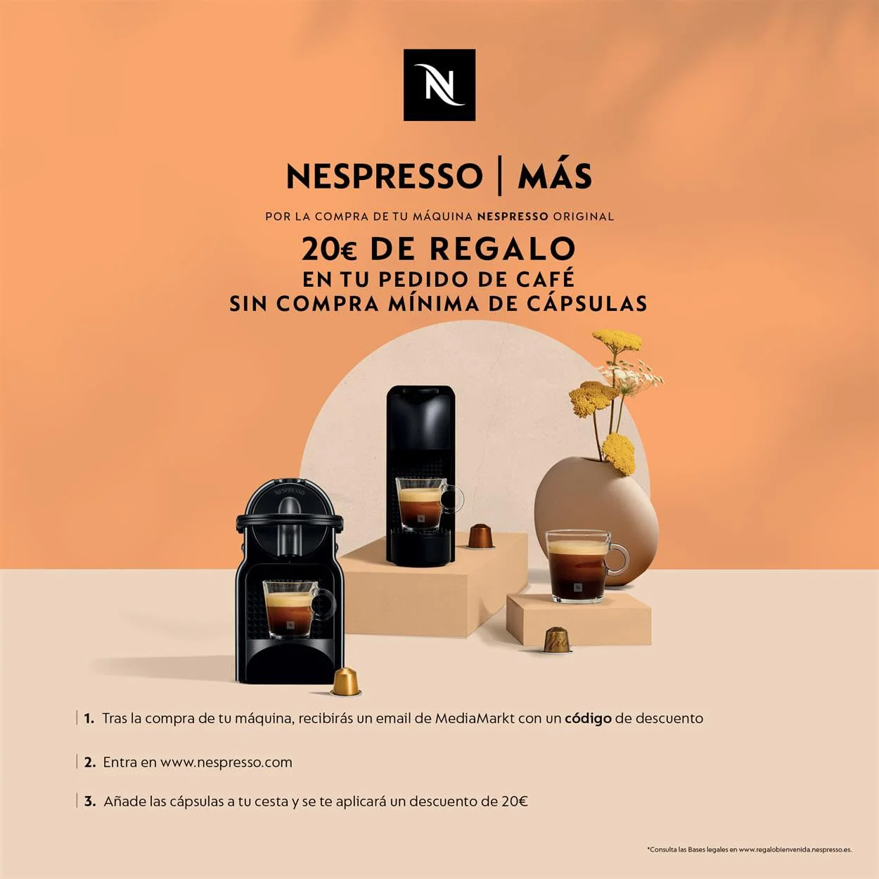 Machine à café à capsules Krups Nespresso Pixie (nouveau design 2025) | Espresso et Lungo | Style industriel | Faible consommation d'énergie | Arrêt automatique | Plateau réglable | Capsules recyclables | Modèle XN306T