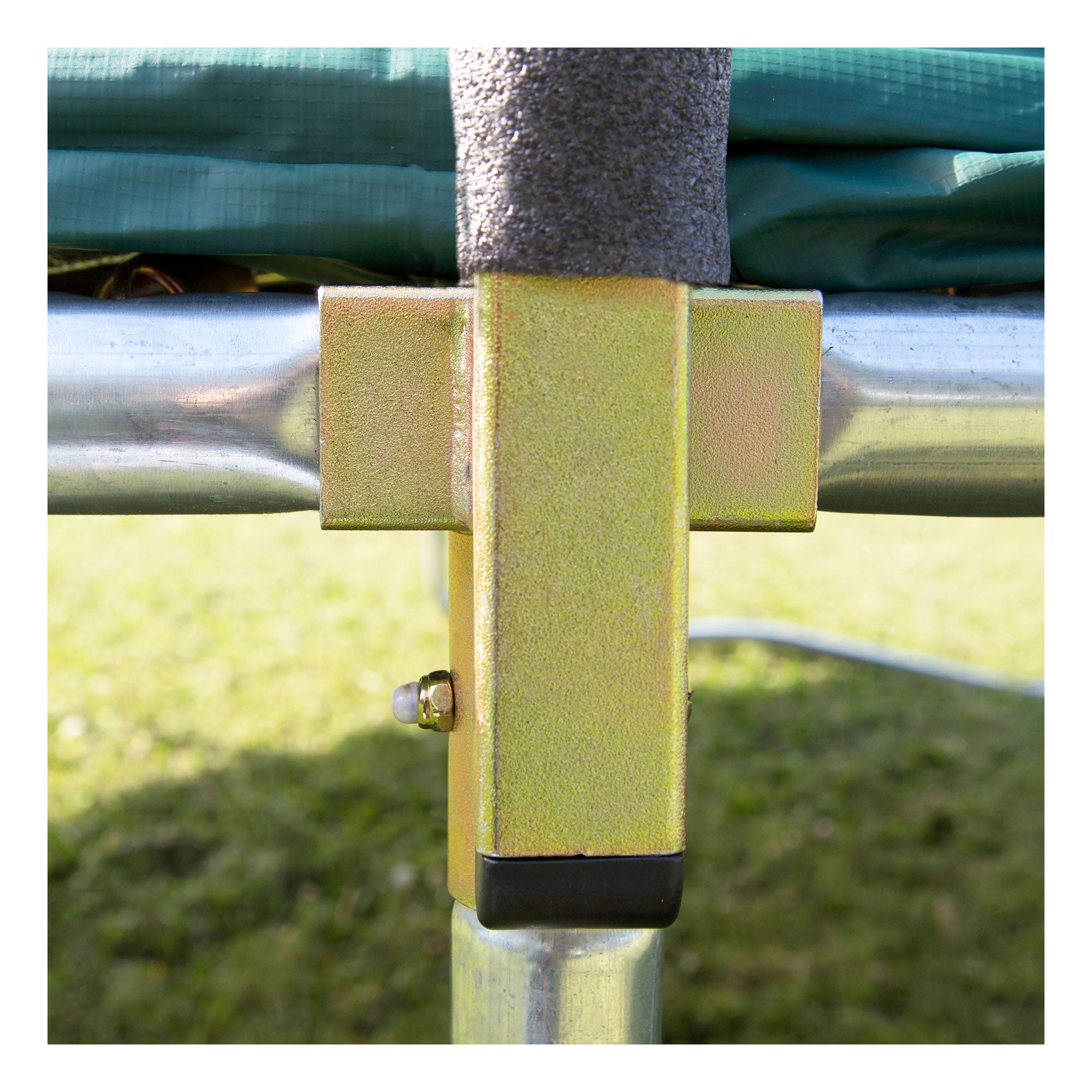 Trampoline rond Skywalker 2025, 3 mètres (10 pieds), avec filet de sécurité. Vert.