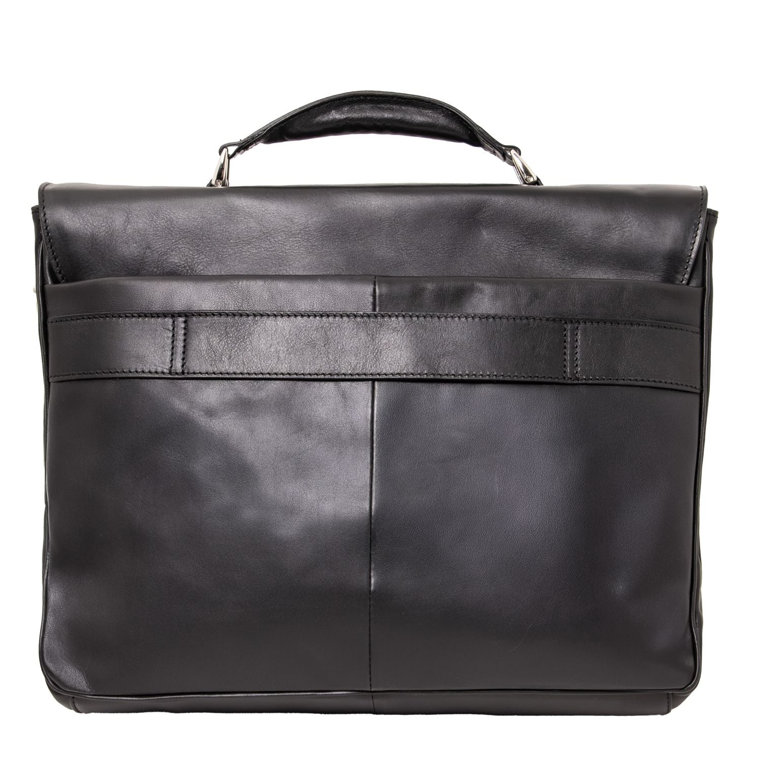 Alessandria - Matte leather multi compartment laptop briefcase | TL142067