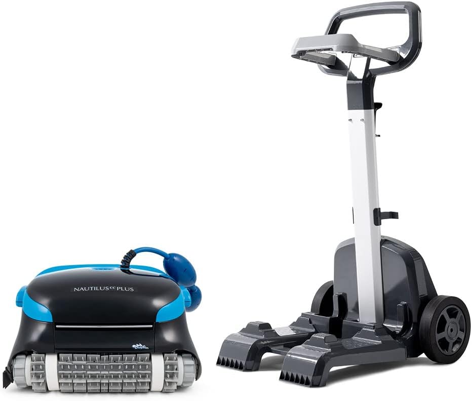 Robot nettoyeur de piscine Dolphin Nautilus CC 2025 pour piscines jusqu'à 10 mètres – Brosse pour grimper aux parois
