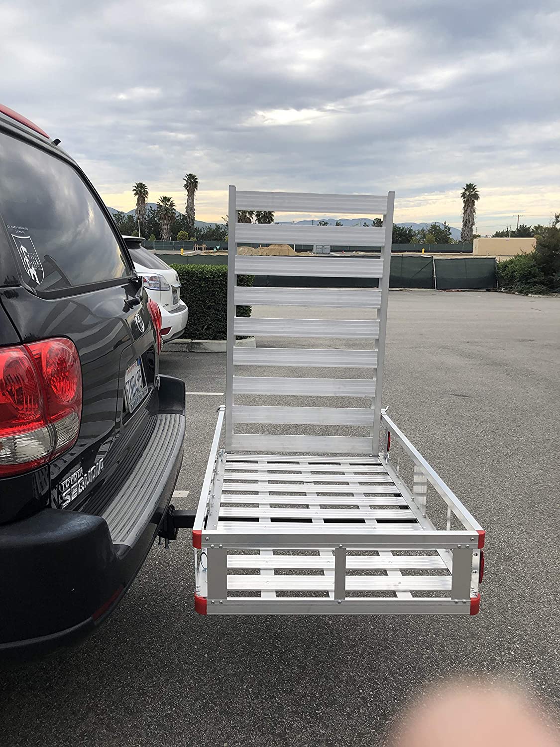 80779 Tagbøjle i aluminium til anhængertræk med 119 cm rampe. 1 stk.