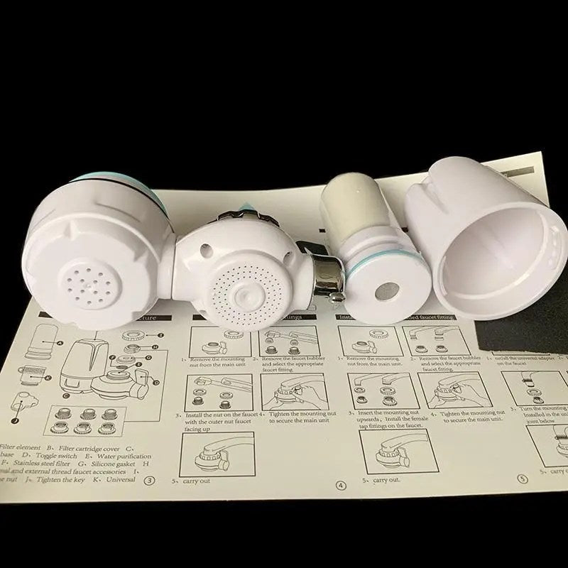 Filtre à eau premium 2025 pour robinet de cuisine – Eau pure. Fraîche et saine instantanément.