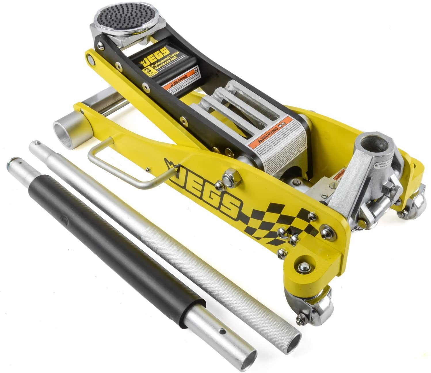 Cric hydraulique professionnel extra-plat 3 tonnes, 2025. Aluminium. 80077