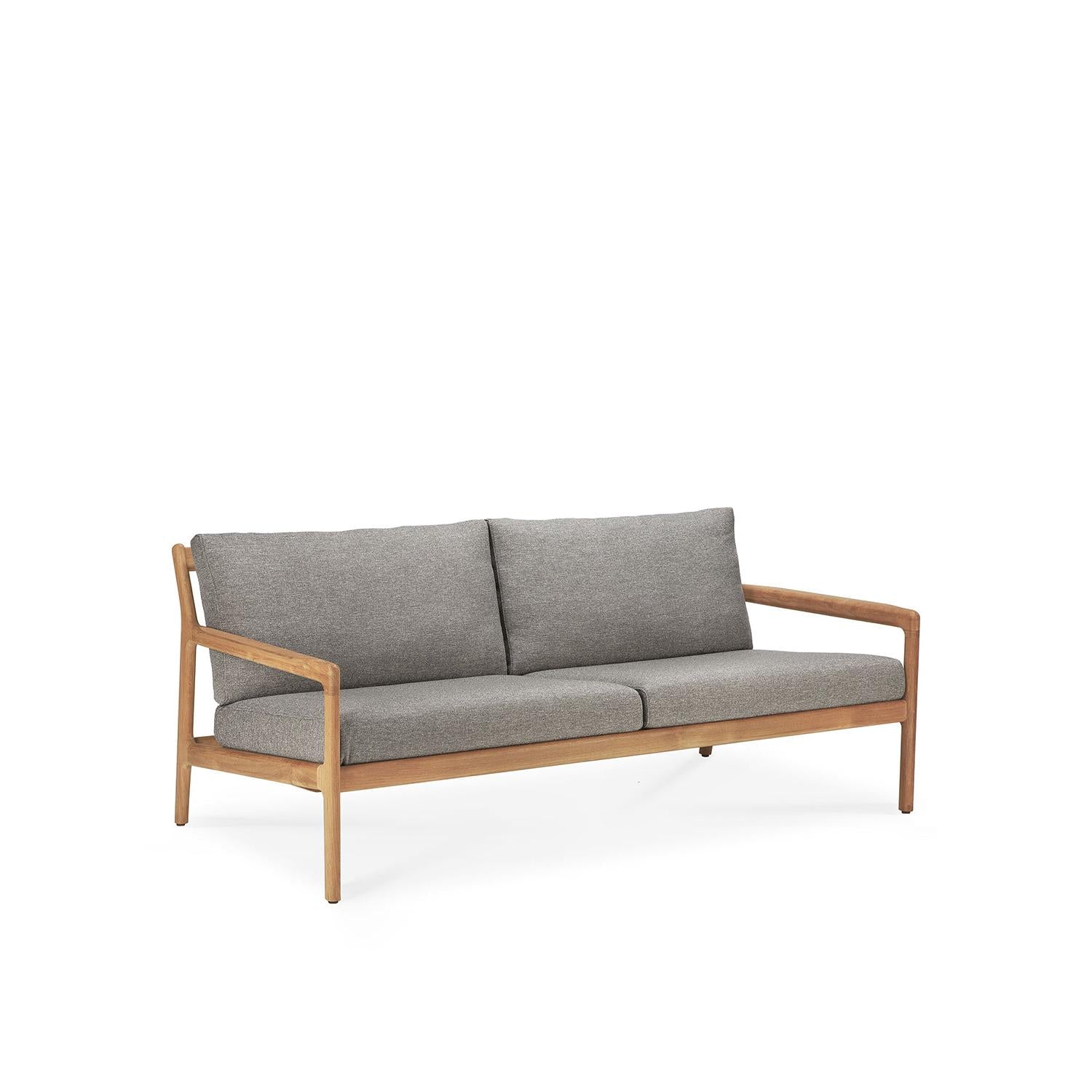 Sofá de exterior Jack de 2 plazas - Teca con moca