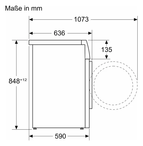 Machine à laver BOSCH WGG244F90 Série 6 (chargement frontal, pose libre, 9 kg, A, 1400 tr/min)