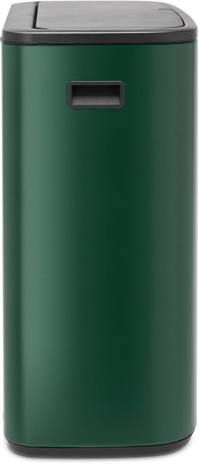 Brabantia Abfalleimer, Stahl matt, Anti-Fingerprint, 2 x 30 l