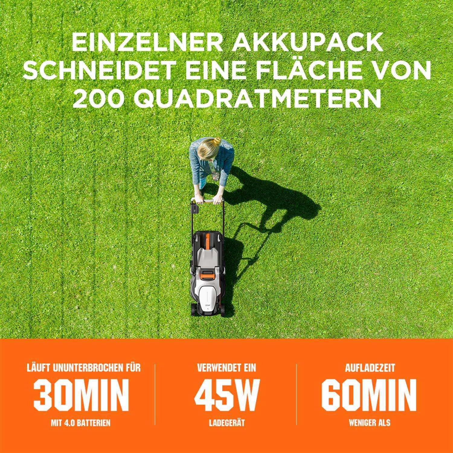 2025 Handy+ 20V U20 4,0 Ah SE Akku-Rasenmäher (ohne Akku)