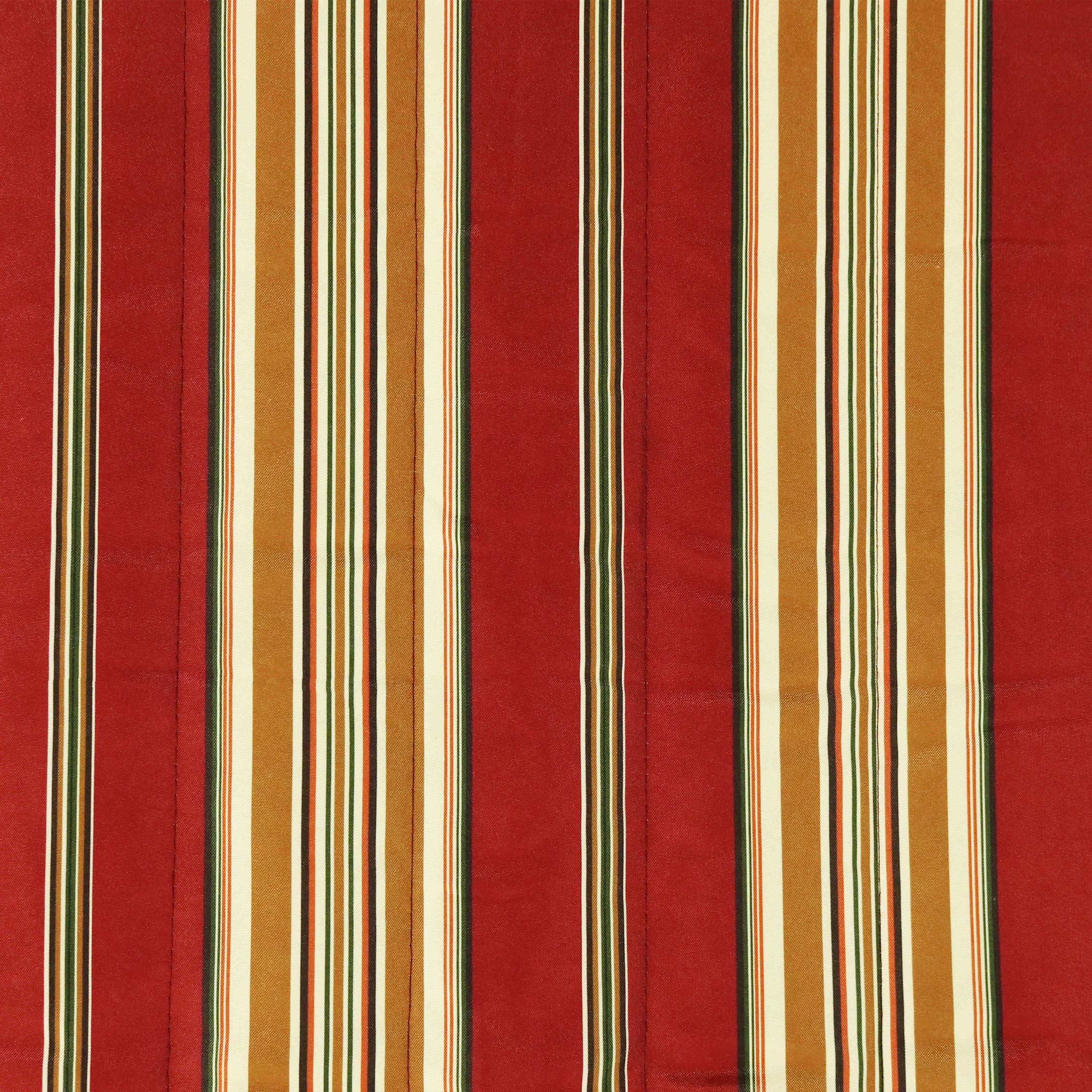 2025 Sunnydaze Dobbeltpolstret Stofhængekøje med Pude til 2 Personer