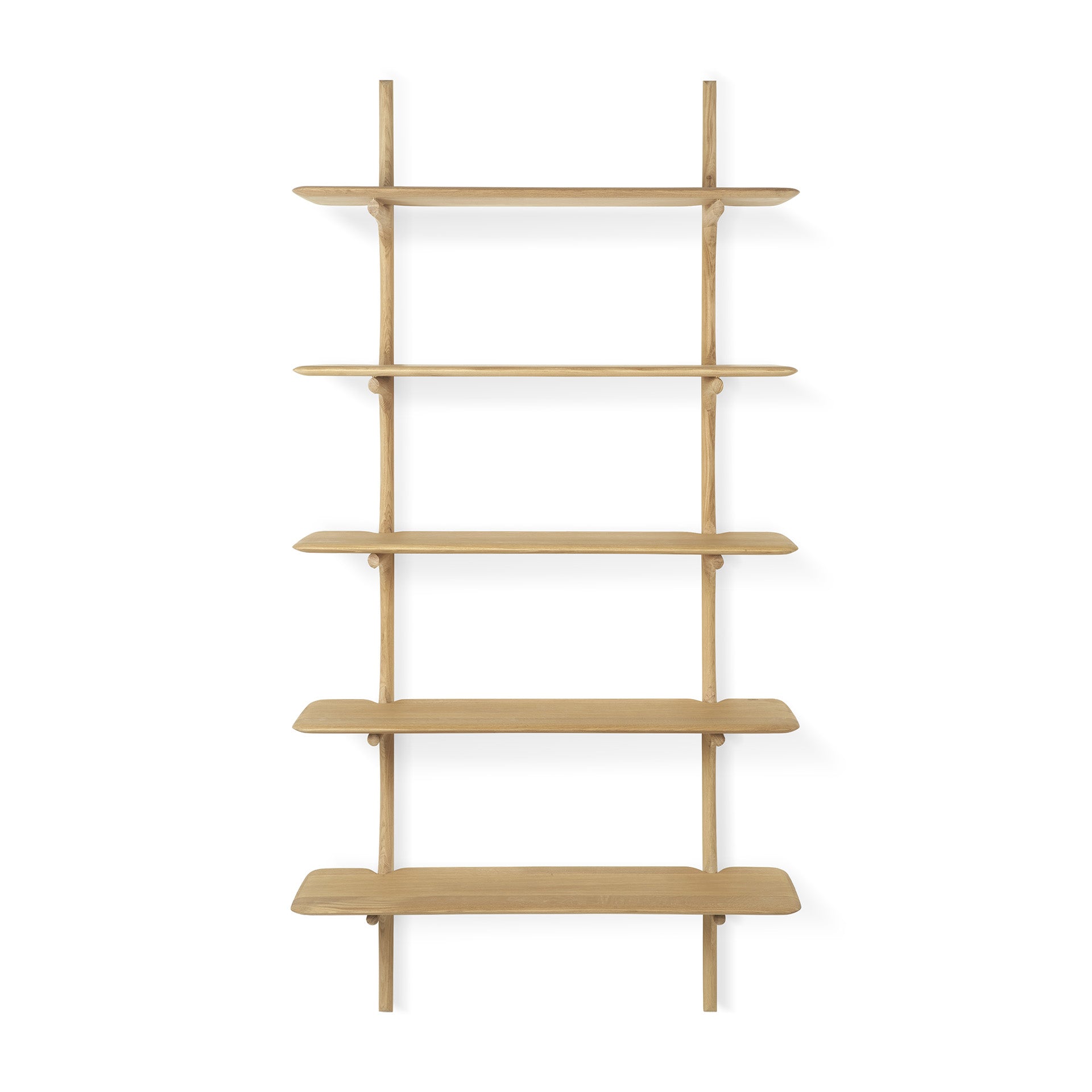 Estante de pared PI - Roble (5 estantes)