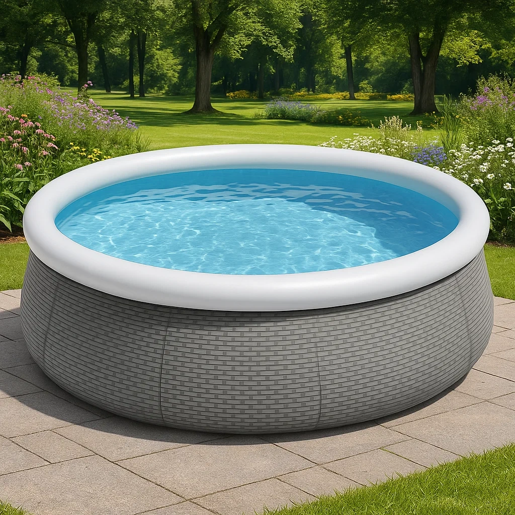 Piscine hors sol ronde 400x400x100 avec purificateur yxJHgdRy37AQ