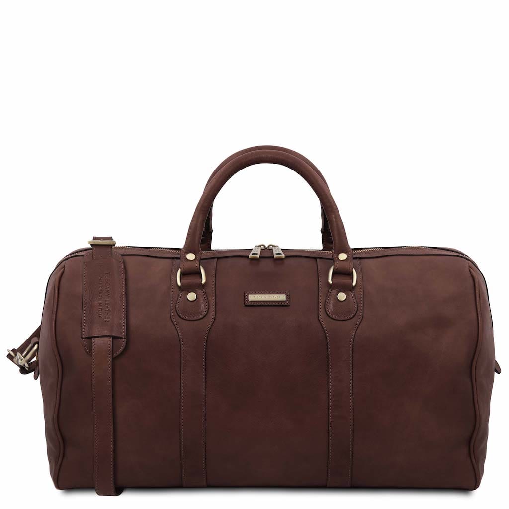 Oslo - Travel leather duffel bag - Weekender bag | TL141913