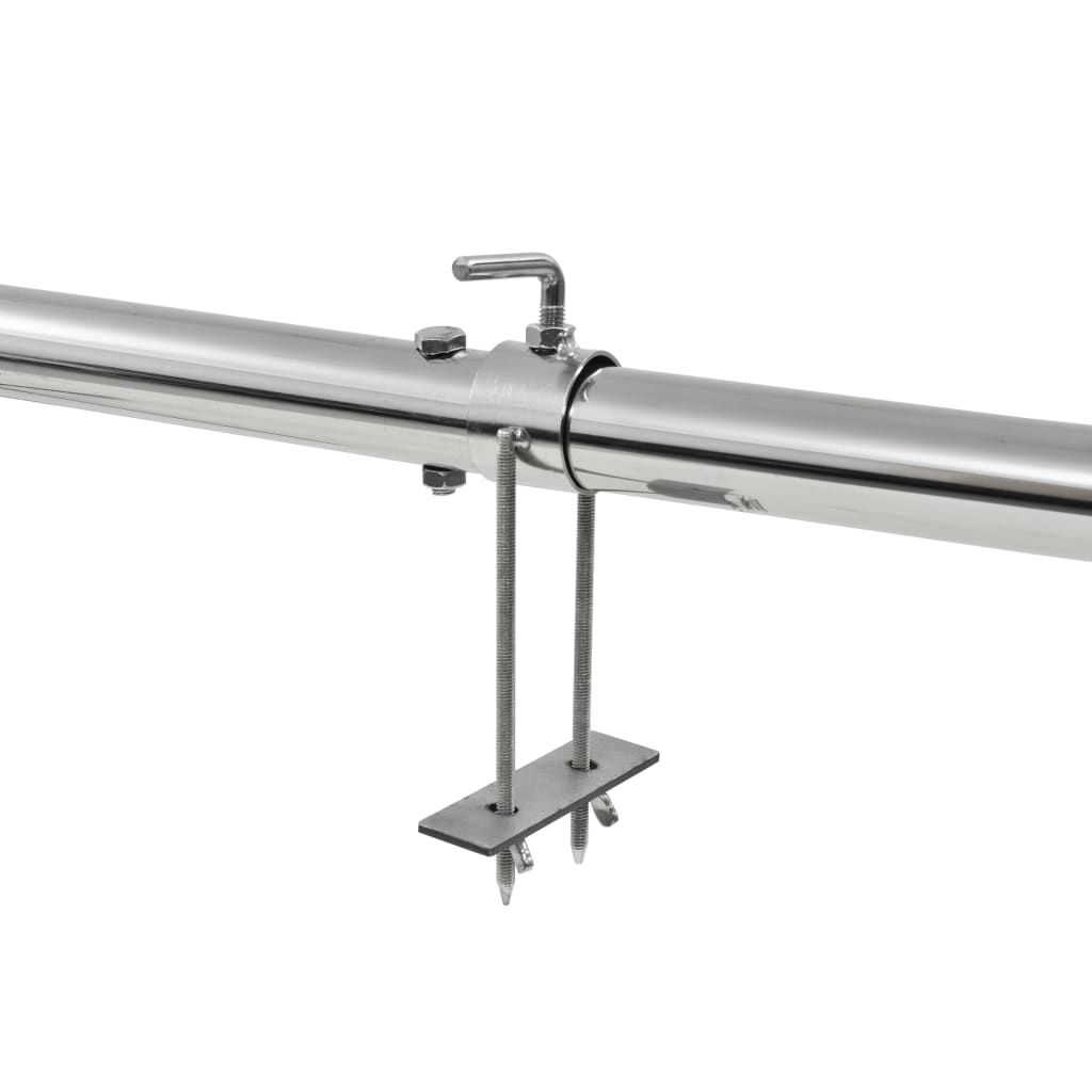 Barbecue automatique avec moteur en acier inoxydable 150 x 46,5 x 82,5 cm Vidaxl