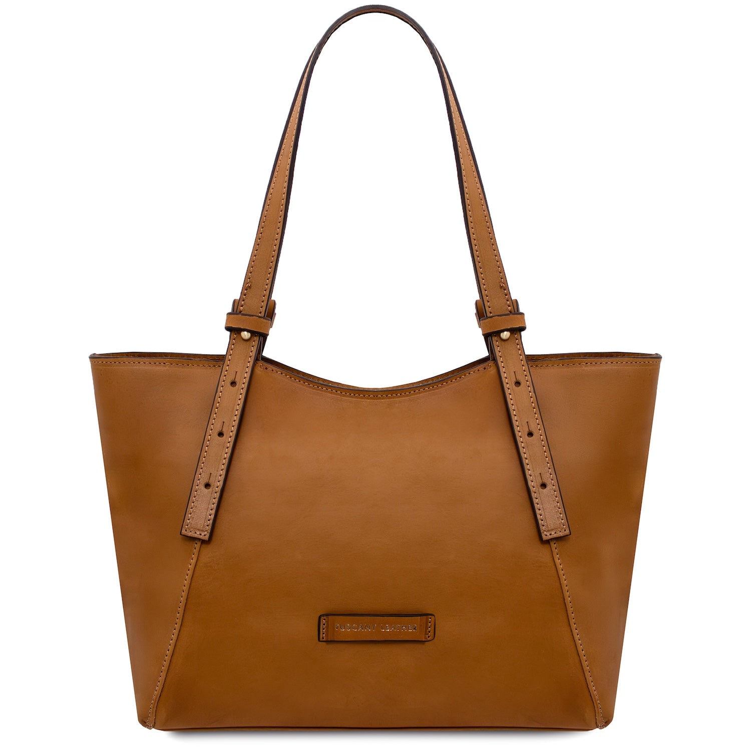 Libra - Long handle leather tote bag | TL142562