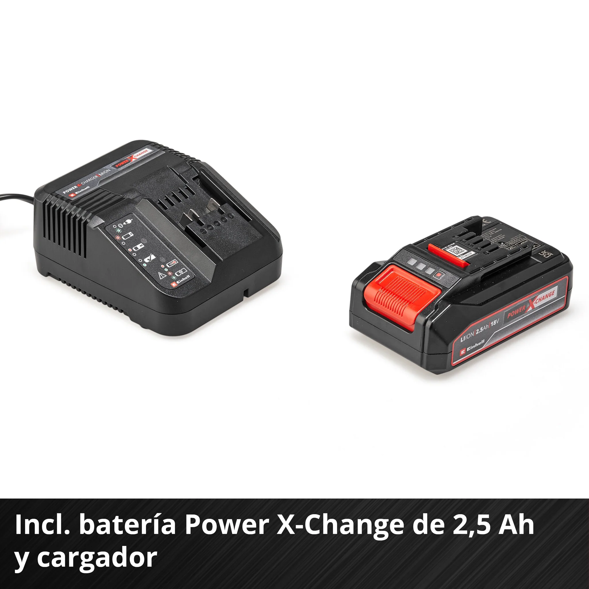 2025 GE-CH 1855/1 LI Akku elektrisk hækkeklipper - Inkluderer oplader og batteri