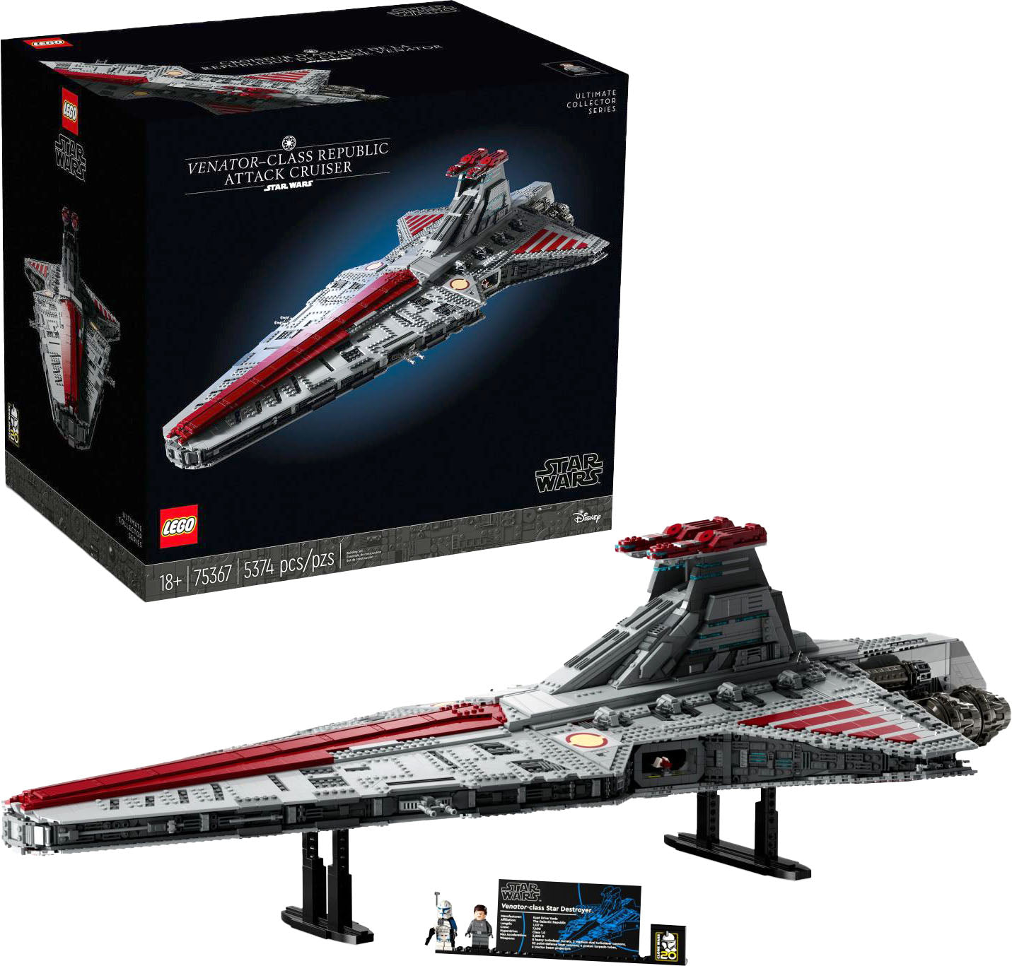 LEGO – Star Wars Venator-klasse Republic Attack Cruiser byggesæt 75367