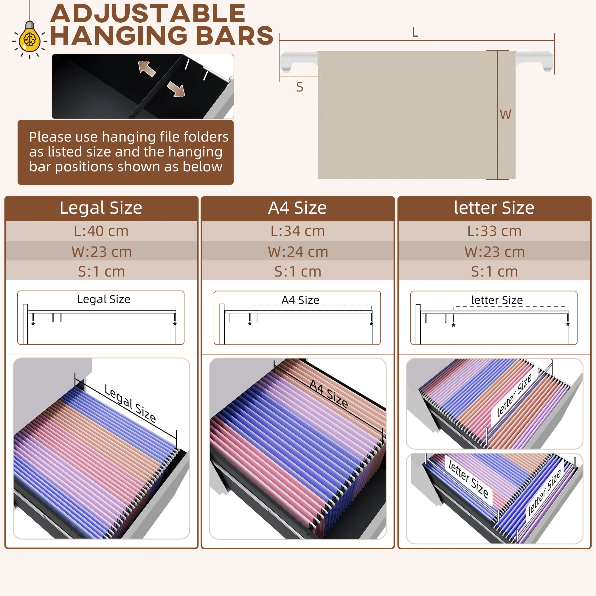 Mobilt arkivskab med 3 skuffer og blyantbakke. Arkivskab i stål med lås. Hvidt