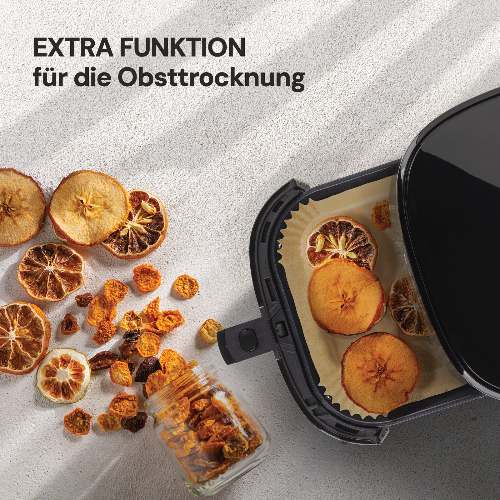 Rosmarino Infinity Vision XL Heißluftfritteuse (Modelljahr 2025) – 5 l
