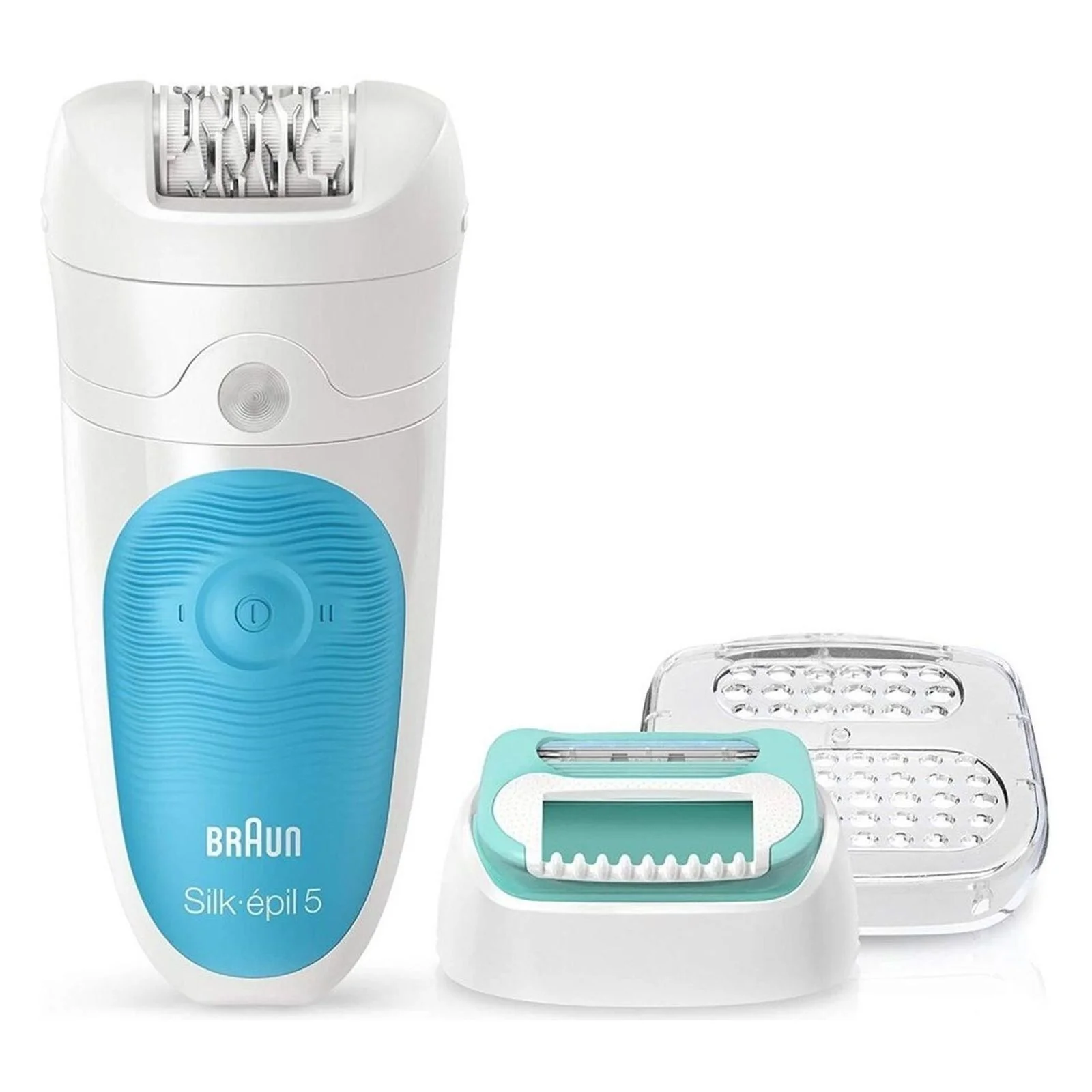 2025 Braun Silk-épil 5-810 SensoSmart Epilator. Turkis og hvidt sæt
