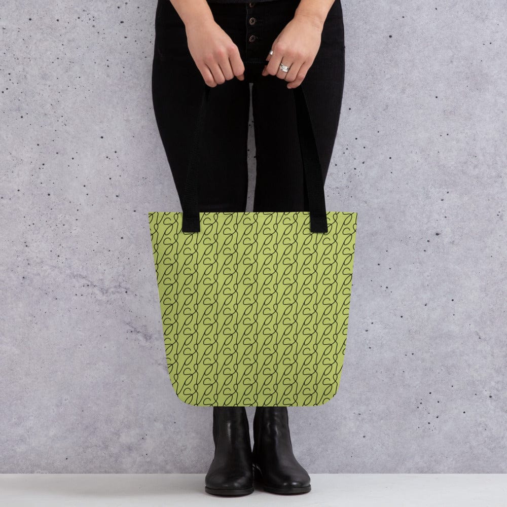 Olive Green Logo Tote Bag