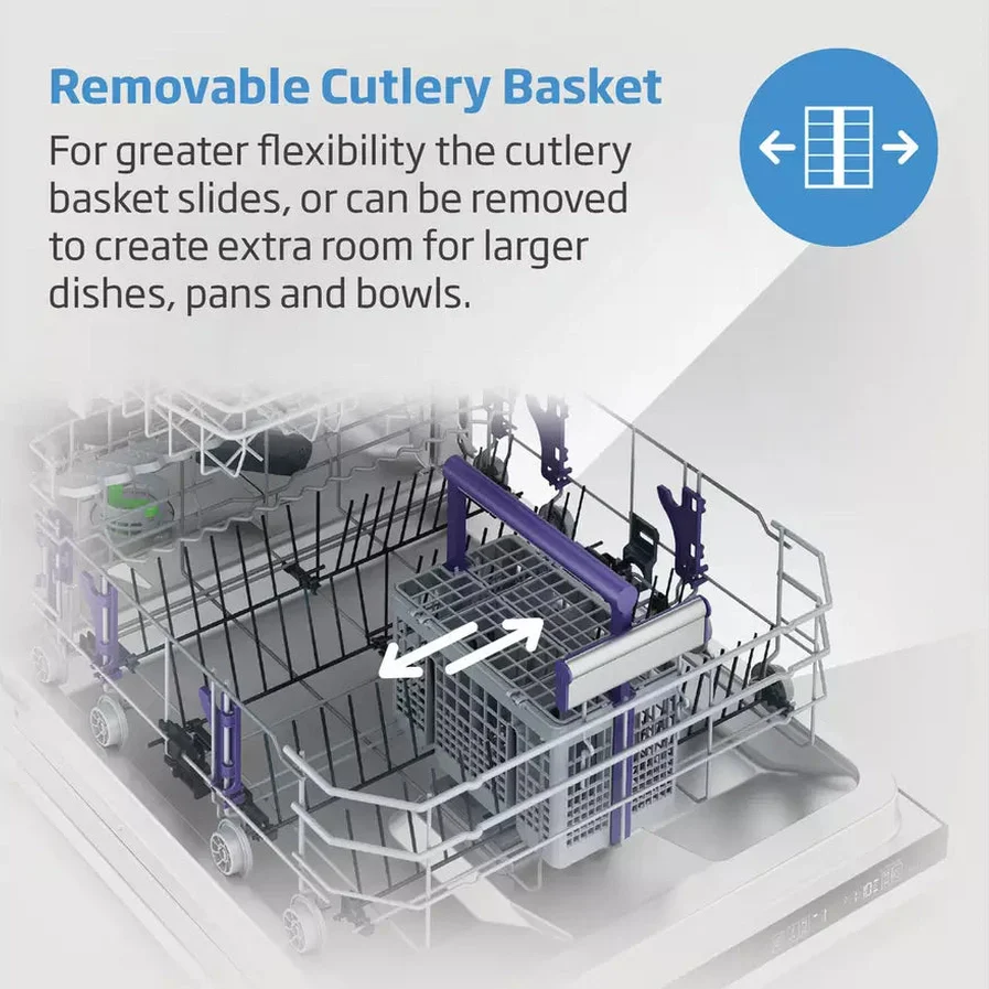 Lave-vaisselle pose libre Beko 60 cm – Noir | DVN04320B