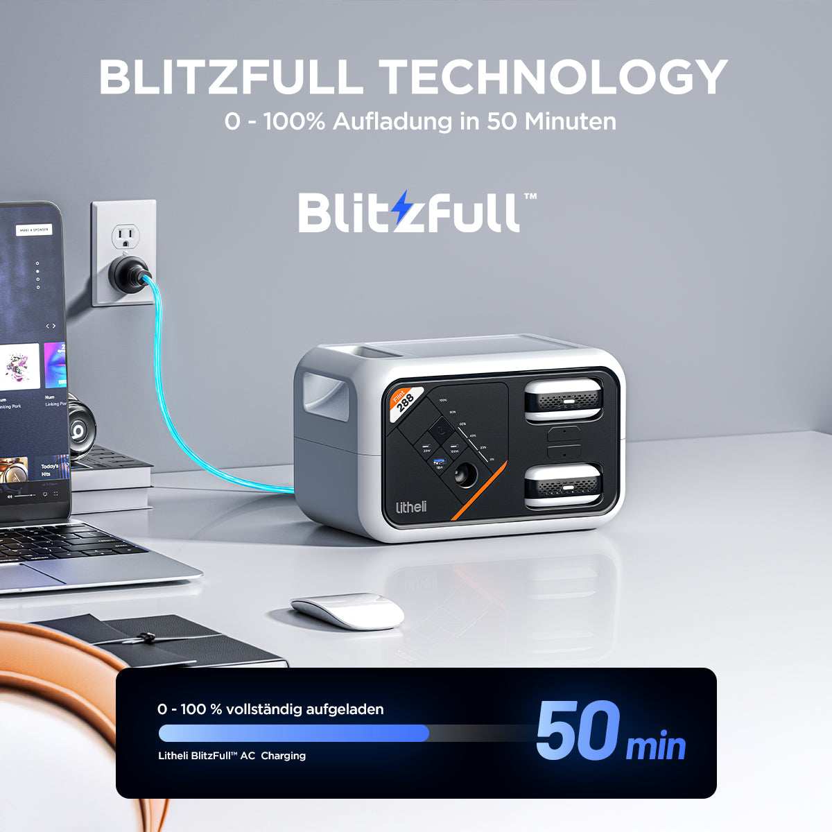 2025 Litheli B288 bærbart kraftværk