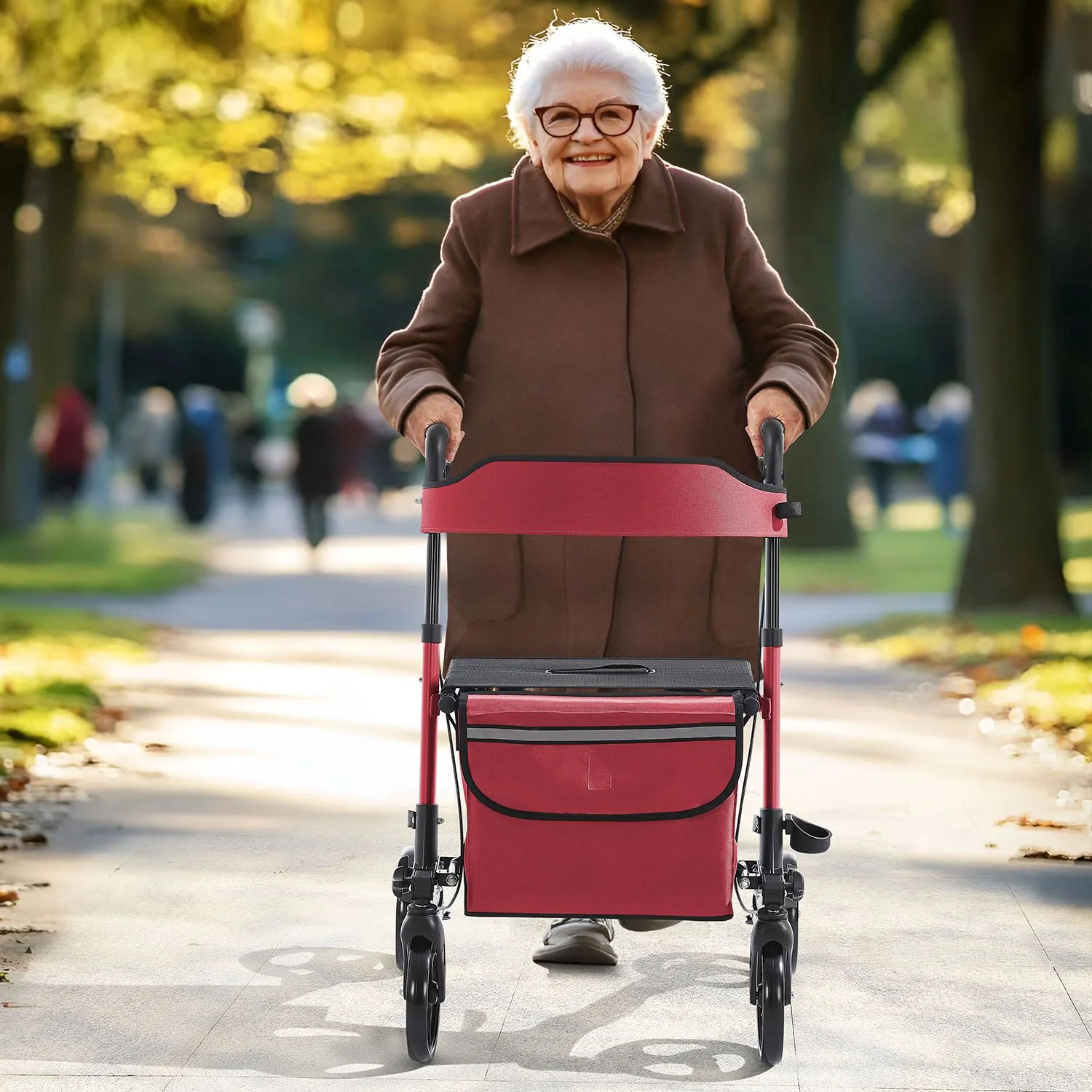 Déambulateur Vital en aluminium 2025 avec siège – Léger, pliable et sûr