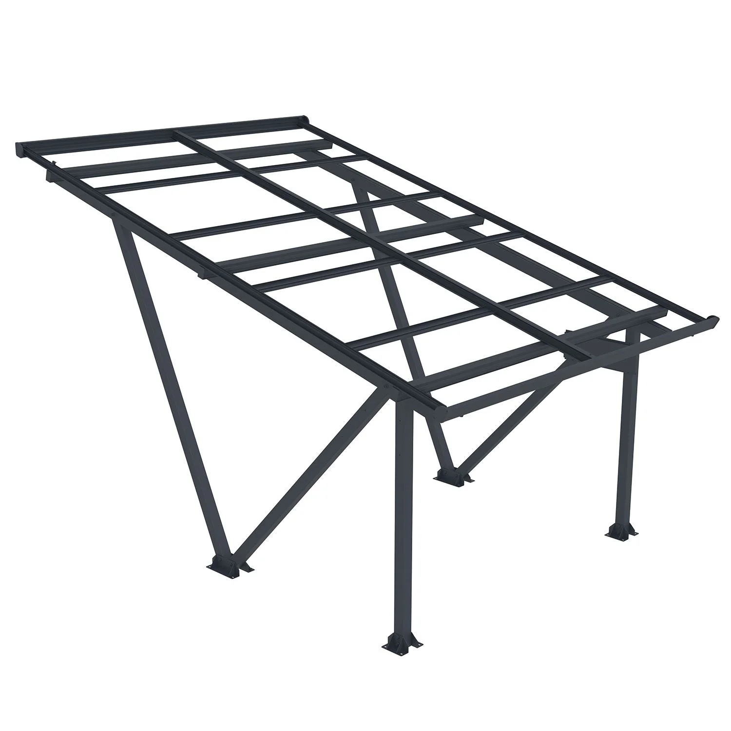 Structure de carport solaire SunLuxe 2025 - 4100 watts