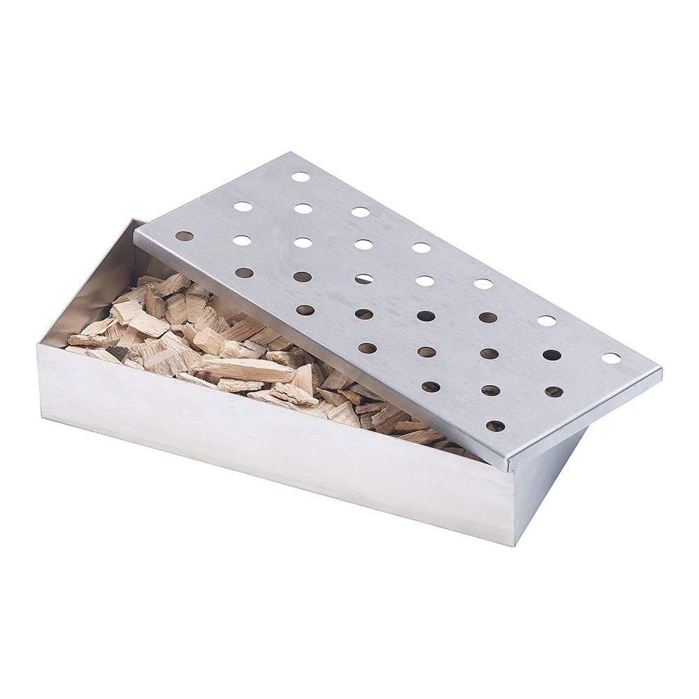 Vaggan Tragbarer Edelstahl-Räucherofen 45x24x10cm