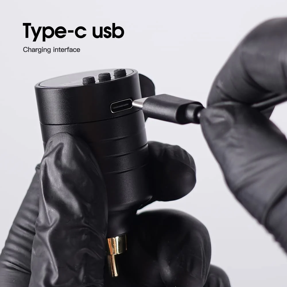 Stylo de tatouage Dragonhawk S6 Pro avec kit de batterie sans fil