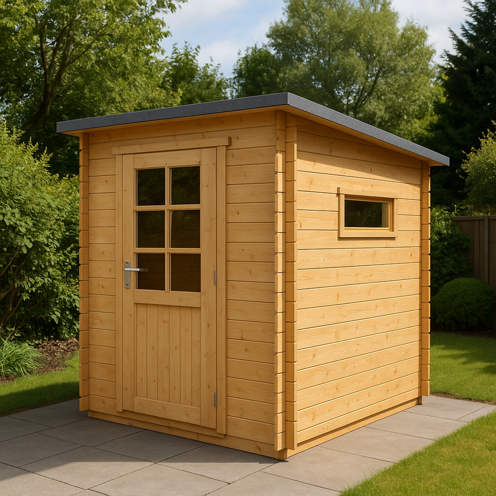 Abri de jardin en bois 220x200x230 cm naturel wrcjXVd379RX