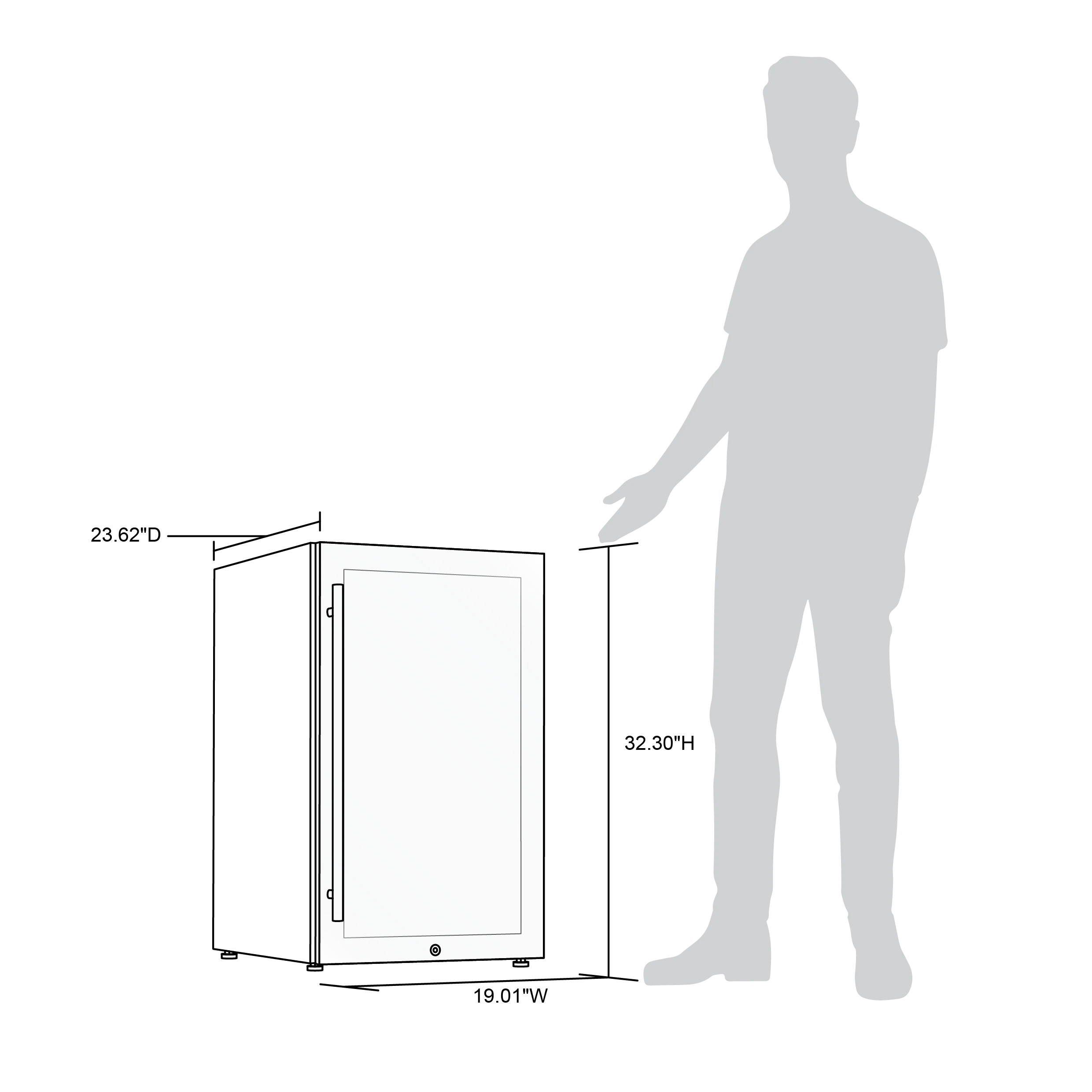 Cave à cigares électrique Newair® 2025. Capacité : 840 cigares. Intégrée.