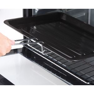 Jata HN916 16 L 1200 W Schwarzer Edelstahlgrill