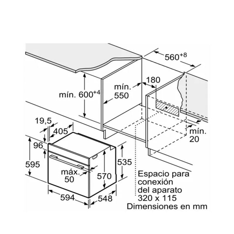 Balay-Ofen 3ha4031x2 Inox Aquálisis