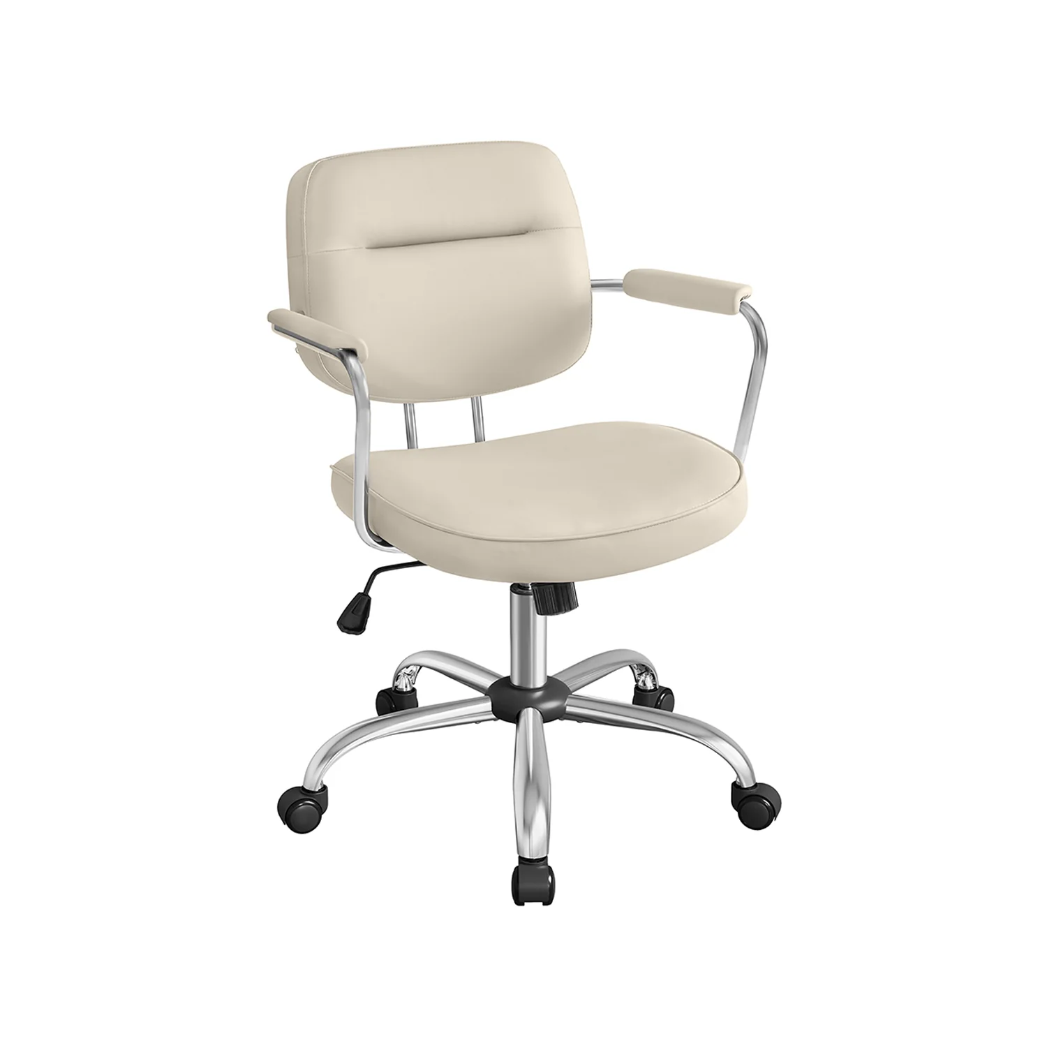 Ergonomischer Drehstuhl, höhenverstellbar, Tintenschwarz