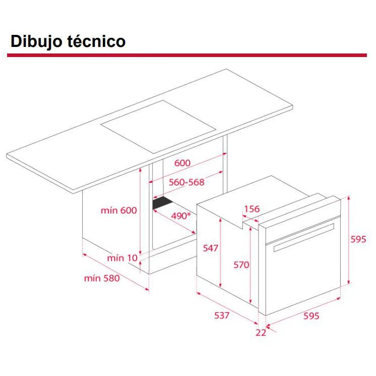 Teka HBE615 Multifunktionsbackofen