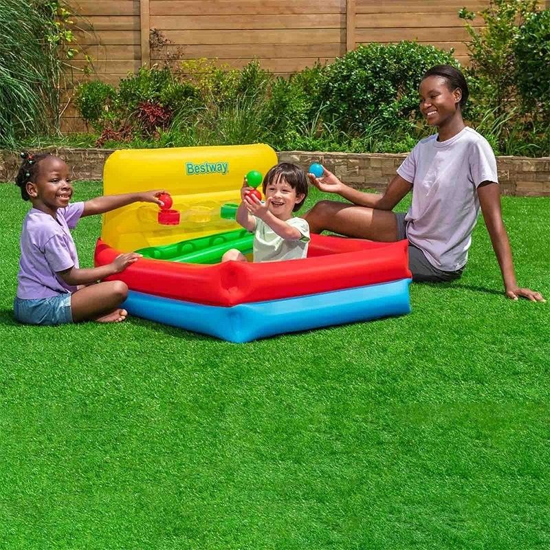 Bestway Aufblasbares Bällebad und Spielbereich für Kinder, 104 x 94 x 61 cm, ab 2 Jahren, Garten, 52546
