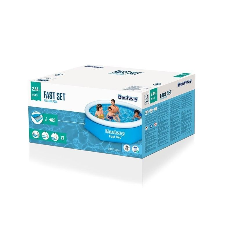 Piscine gonflable Bestway pour adultes avec filtre 305 x 66 cm Jardin 57458