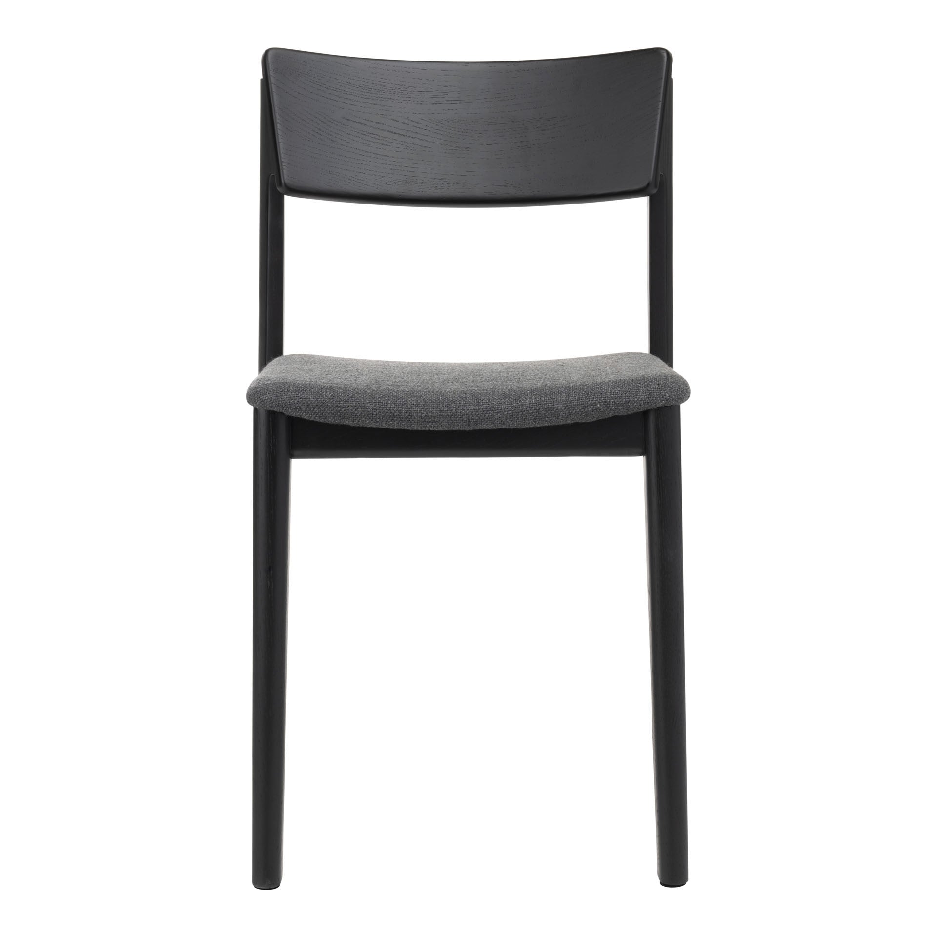 Silla de comedor Poise | Roble negro con tela