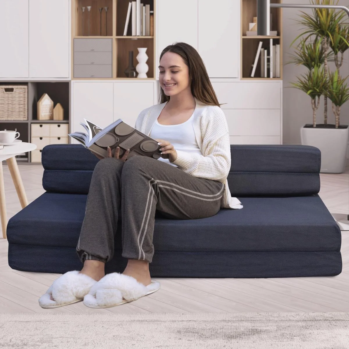 2025 Milliard 11,5 cm Schaumstoff-Klappmatratze/Schlafsofa – Queen-Size (160 x 203 cm)