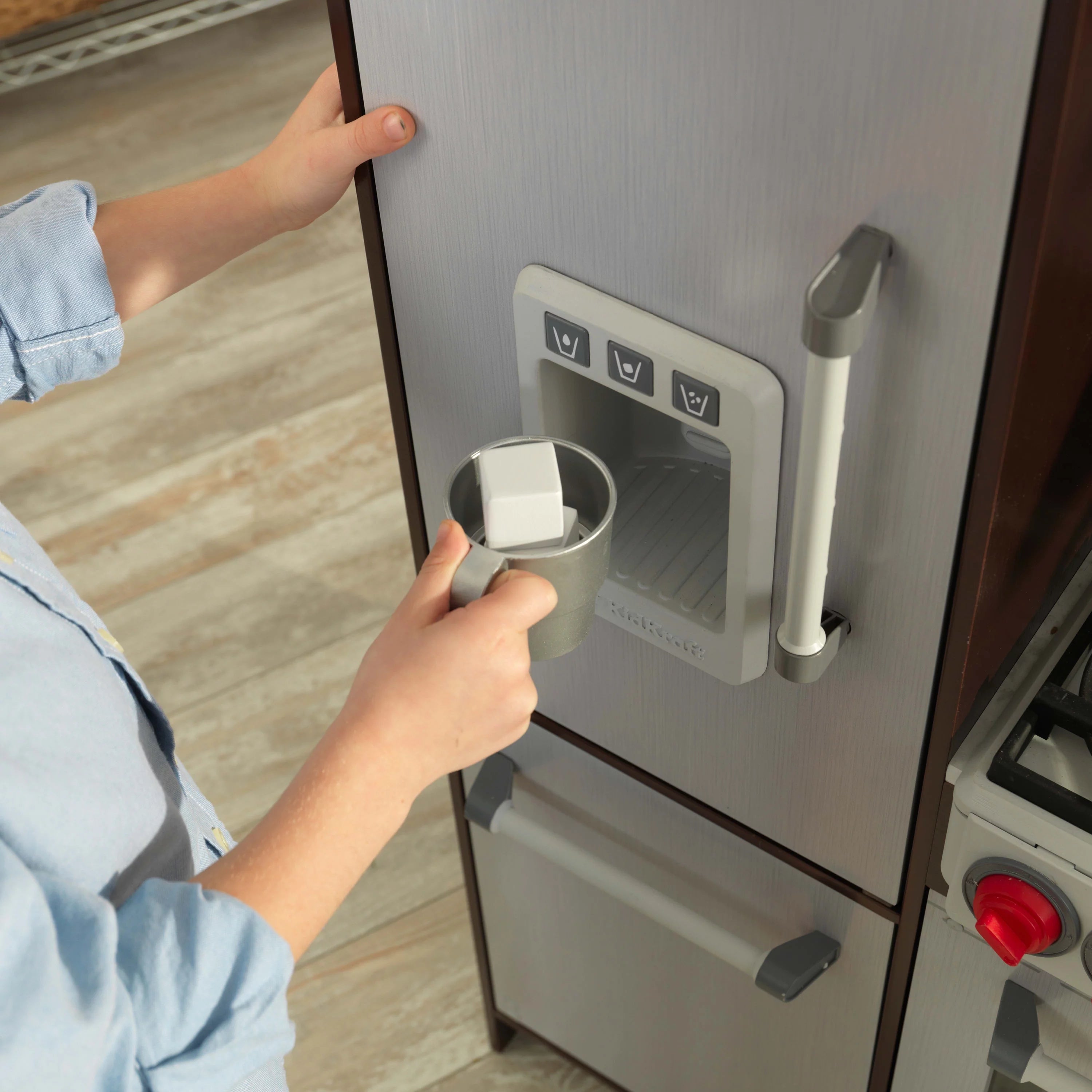 KidKraft Uptown Elite Espresso Spielküche mit Licht und Sound